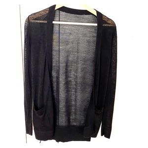 Loft black cardigan